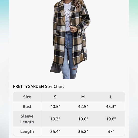 Long plaid jacket - Picture 8 of 8